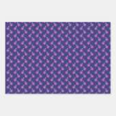 Christmas Wrapping Paper with Purple Baubles (Voorkant 2)