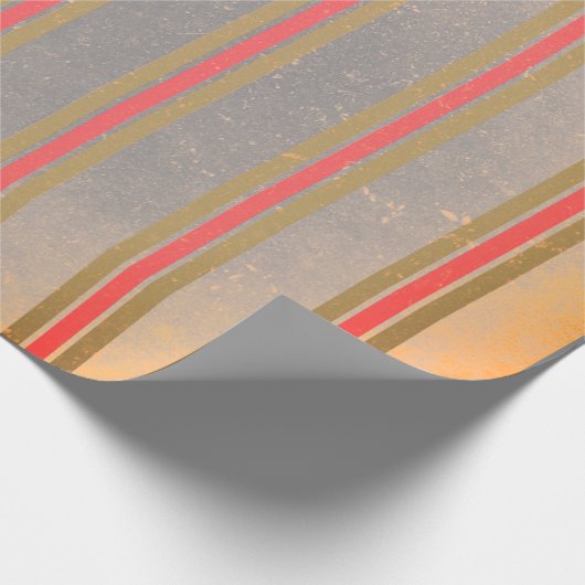 CHRISTMAS WRAPPING PAPIER VERWIJDERDE STRIPEN (Hoek)