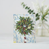 Christmas Wreath card Bedankkaart (Staand voorkant)