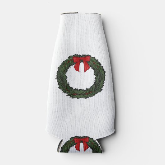 Christmas Wreath Classic Flesjeskoeler (Voorkant)