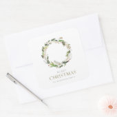 Christmas Wreath Gift Sticker (Envelop)