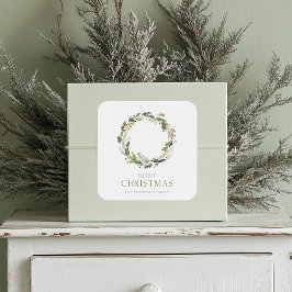 Christmas Wreath Gift Sticker
