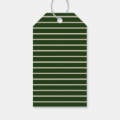 Christmas Wreath Green Gift Label Cadeaulabel (Achterkant)
