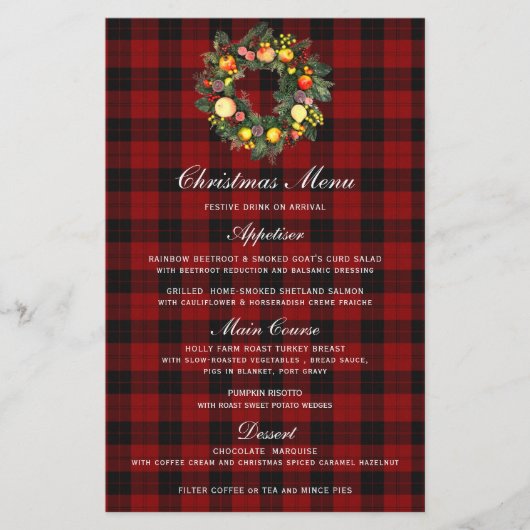 CHRISTMAS WREATH | HET MENU CHRISTMAS (Voorkant)