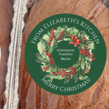 Christmas Wreath Homemade Food Gift Green