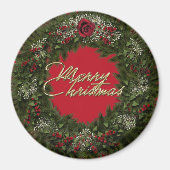Christmas Wreath Magnet (Voorkant)