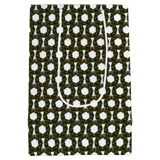 Christmas Wreath Medium Cadeauzakje (Achterkant)