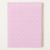 Christmas Wreath Monogram Roze Planner (Achterkant)
