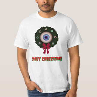 Christmas Wreath of Eyes T-shirt