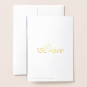 Christmas Wreath Silver Foil Wenskaart Folie Kaarten (Met envelop)