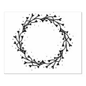 Christmas Wreath Stamp Rubberstempel (Afrduk)