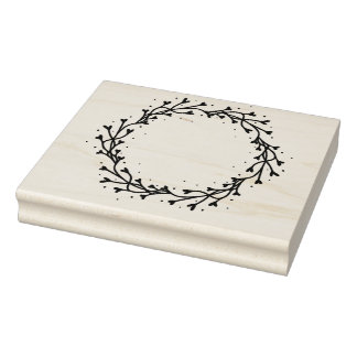 Christmas Wreath Stamp Rubberstempel