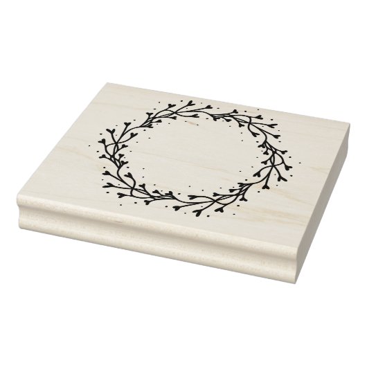 Christmas Wreath Stamp Rubberstempel (Stempel)