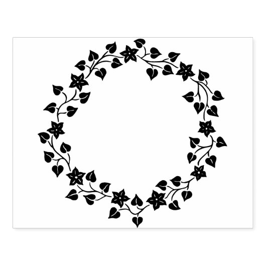 Christmas Wreath Stamp Rubberstempel (Afrduk)
