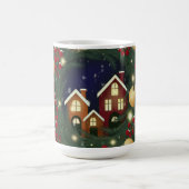 Christmas wreath with pine branches koffiemok (Center)