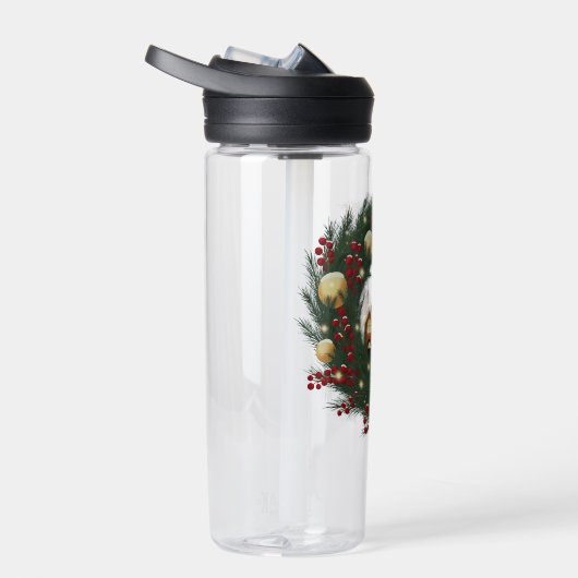 Christmas wreath with pine branches waterfles (Rechts)