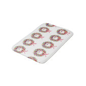 ***CHRISTMAS WREATHES** BADMAT (Gekanteld)