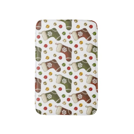 Christmas Wreaths Badmat (Voorkant Verticaal)