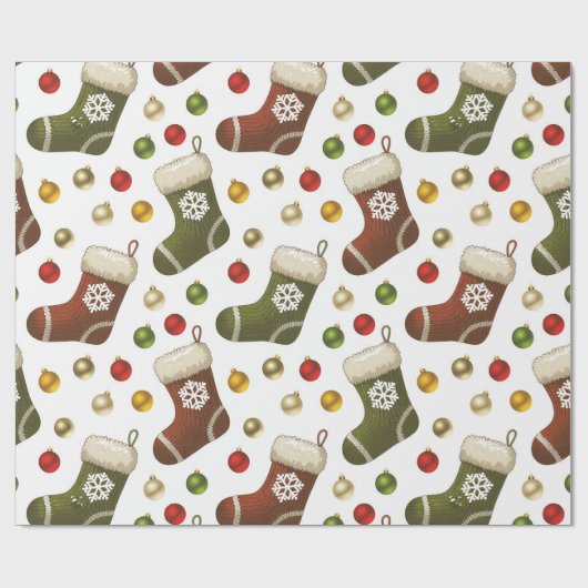 Christmas Wreaths Cadeaupapier (Vlak)