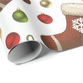 Christmas Wreaths Cadeaupapier (Rol Hoek)