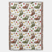 Christmas Wreaths Deken (Voorkant Verticaal)