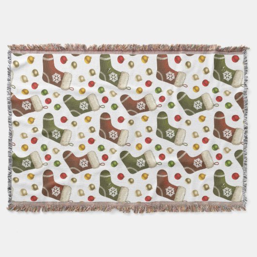 Christmas Wreaths Deken (Voorkant)