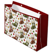 Christmas Wreaths Groot Cadeauzakje (Voorkant Gekanteld)