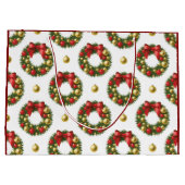 Christmas Wreaths Groot Cadeauzakje (Achterkant)