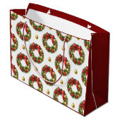 Christmas Wreaths Groot Cadeauzakje (Achterkant Gekanteld)
