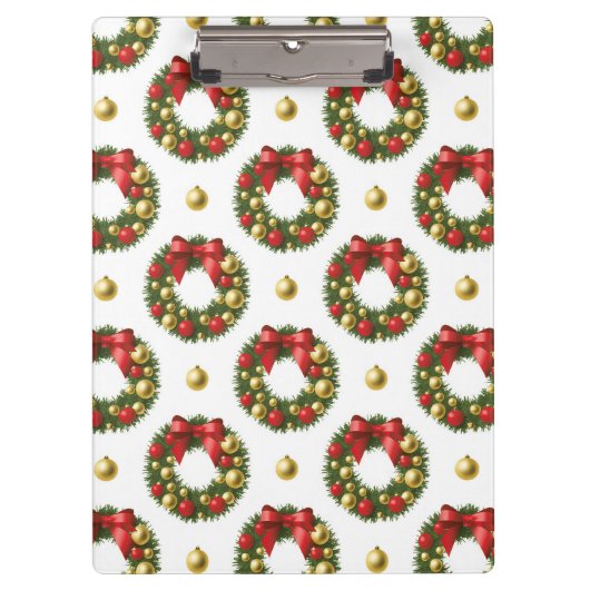 Christmas Wreaths Klembord (Voorkant)