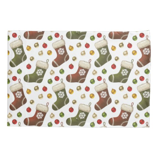 Christmas Wreaths Kussensloop (Achterkant)