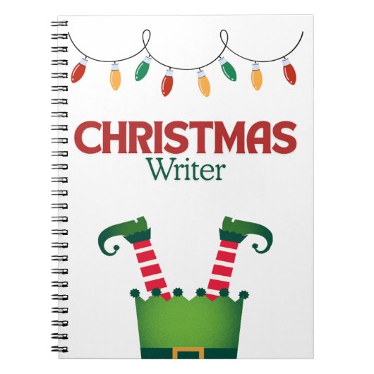 Christmas Writer Notitieboek - Elf (Voorkant)
