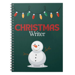 Christmas Writer Notitieboek - Sneeuwman