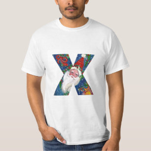 CHRISTMAS X BRIEF / SANTA CLAUS MET RODE RIBBON T-SHIRT