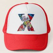 CHRISTMAS X BRIEF / SANTA MET VIOLIN MONOGRAM TRUCKER PET (Voorkant)