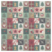 Christmas (Xmas) patchwork Stof (Swatch)