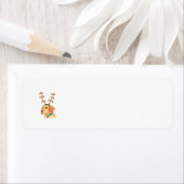 Christmas Yellow Labrador Etiket (Insitu)