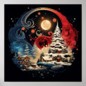 Christmas Ying Yang Holiday poster (Voorkant)