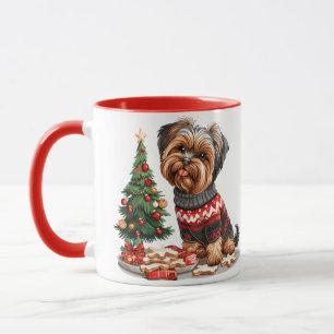 Christmas Yorkshire Terrier Dogs Mok