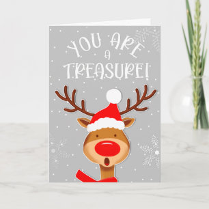 CHRISTMAS  YOU ARE A TREASURE CARD KAART