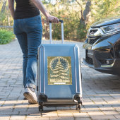 Christmas Yule Tree Snowflakes and Stars Art Nouve Sticker (Koffer Insitu)