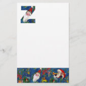 CHRISTMAS Z LETTER/SANTA CLAUS MET RED RIBBON BRIEFPAPIER (Voorkant)