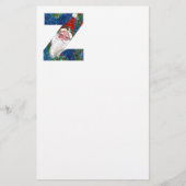 CHRISTMAS Z LETTER/SANTA CLAUS MET RED RIBBON BRIEFPAPIER (Voorkant)