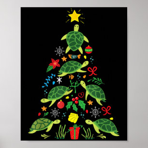 Christmas Zee Turtle Gift Co Poster