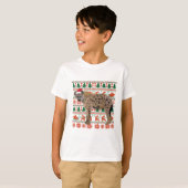 Christmas Zoo Hyena T-shirt (Voorkant volledig)