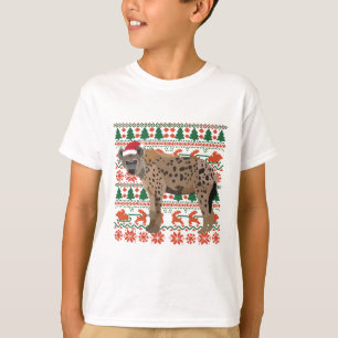 Christmas Zoo Hyena T-shirt