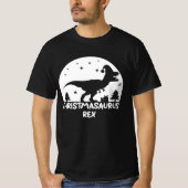 Christmasaurus Rex | Kerstdino T-shirt (Voorkant)