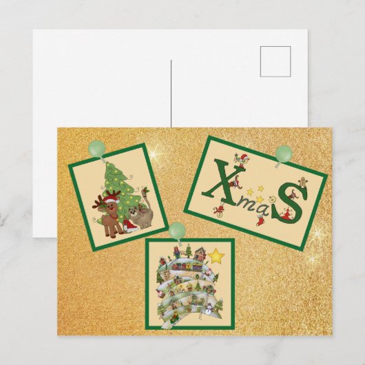 Christmasbild Briefkaart (Voorkant / Achterkant)