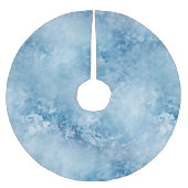 ChristmasBlue Snowflakes Kerstboom Rok (Voorkant)