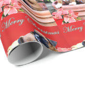    Christmasboxer honden verpakkingspapier Cadeaupapier (Rol Hoek)